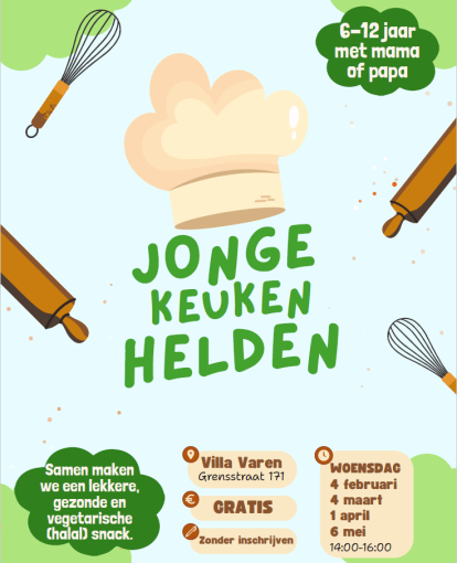 affiche jonge keukenhelden