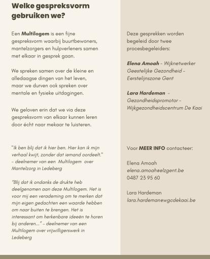 folder achterkant samen praten 